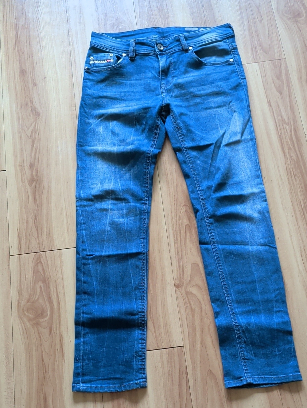 Boys Diesel Industry Blue Denim Jeans Like New